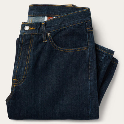 Men Modern Cut Stetson 1520 Fit Standard Straight Leg Jean Blue