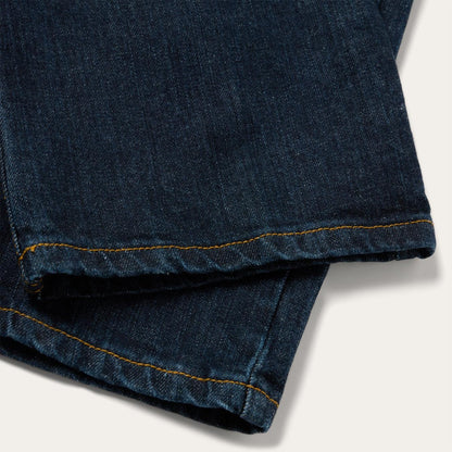 Men Modern Cut Stetson 1520 Fit Standard Straight Leg Jean Blue