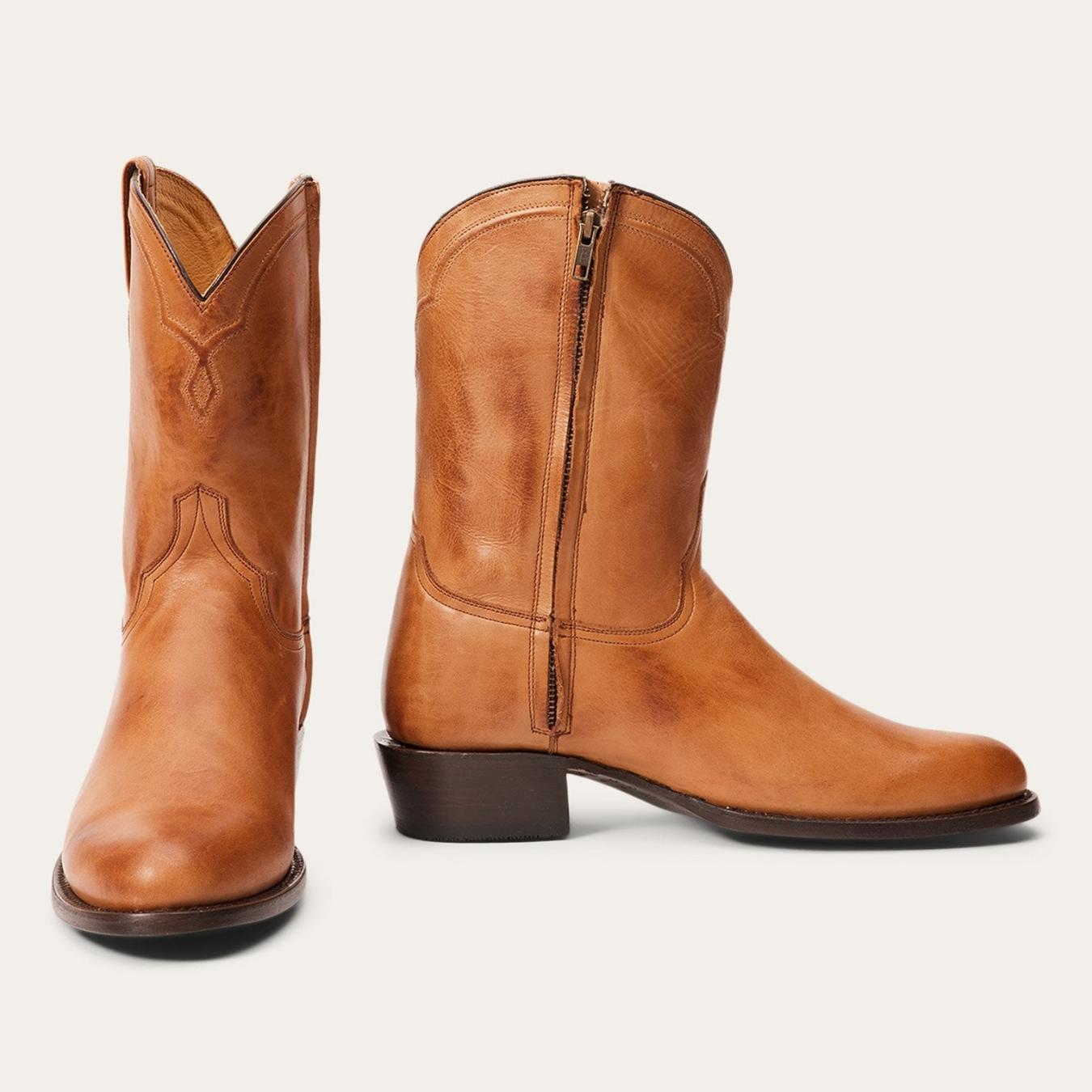 Men Ropers Stetson Rancher Zip Roper Brown