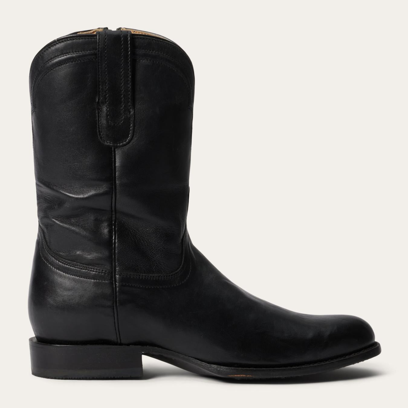 Men Ropers Stetson Rancher Zip Roper Burnished Black