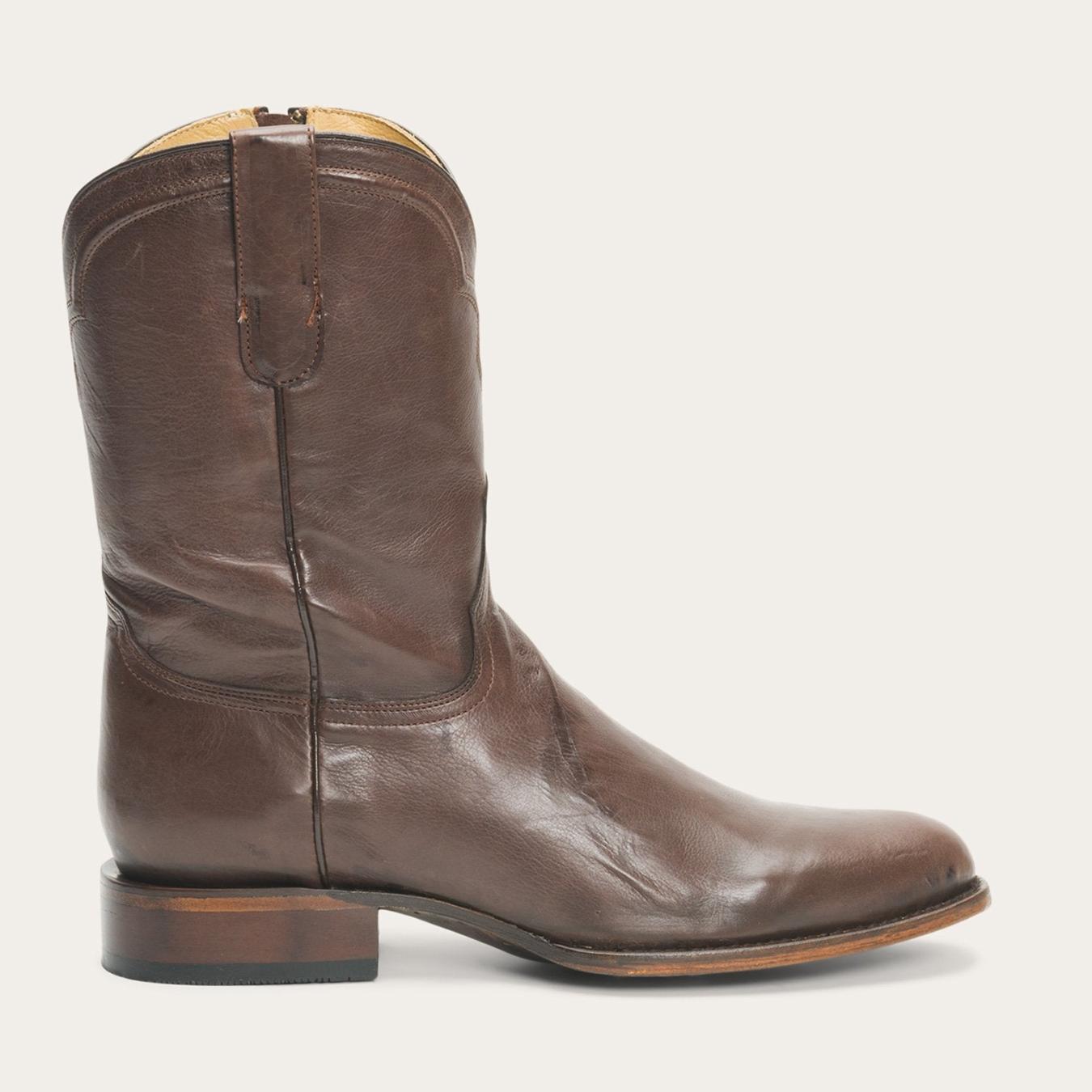 Men Ropers Stetson Rancher Zip Roper Burnished Brown