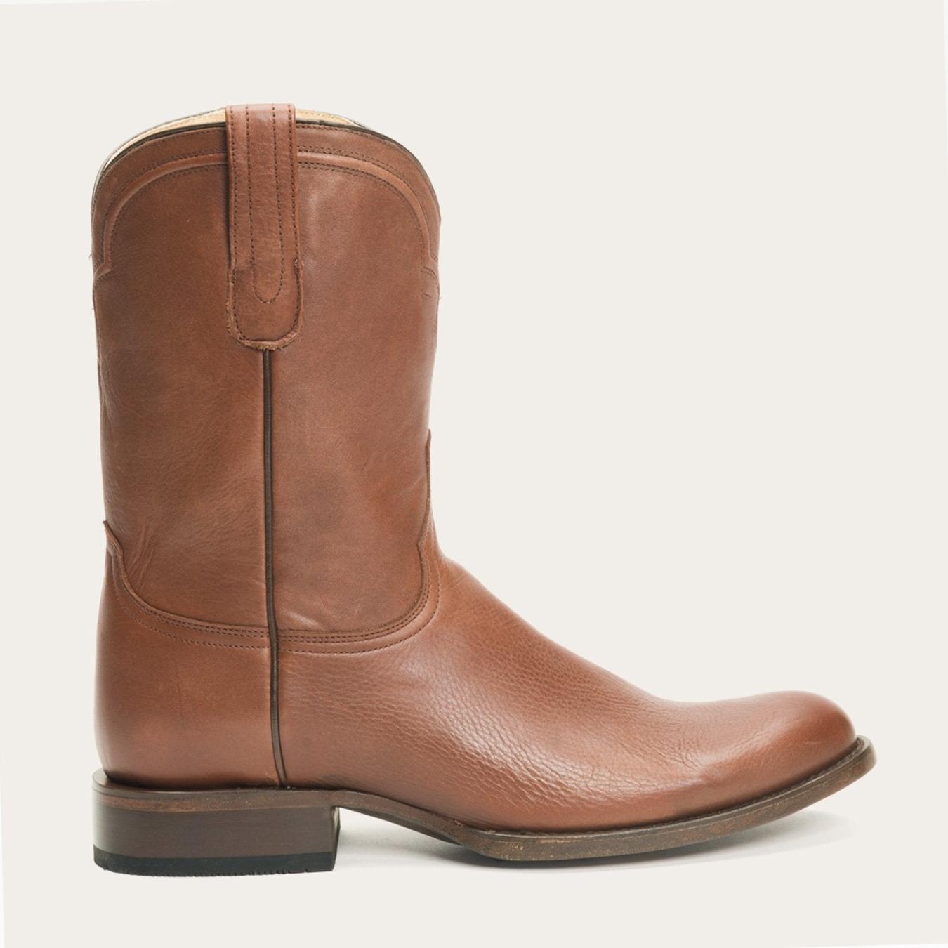 Men Ropers Stetson Rancher Zip Roper Burnished Cognac