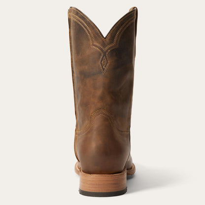 Men Ropers Stetson Rancher Zip Roper Oiled Brown