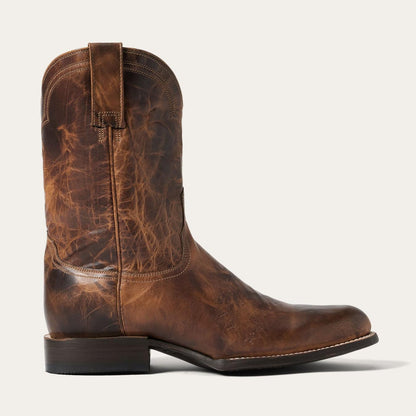 Men Ropers Stetson Rancher Zip Roper Oiled Cognac