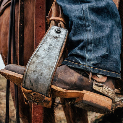 Men Ropers Stetson Rancher Zip Roper Oiled Walnut