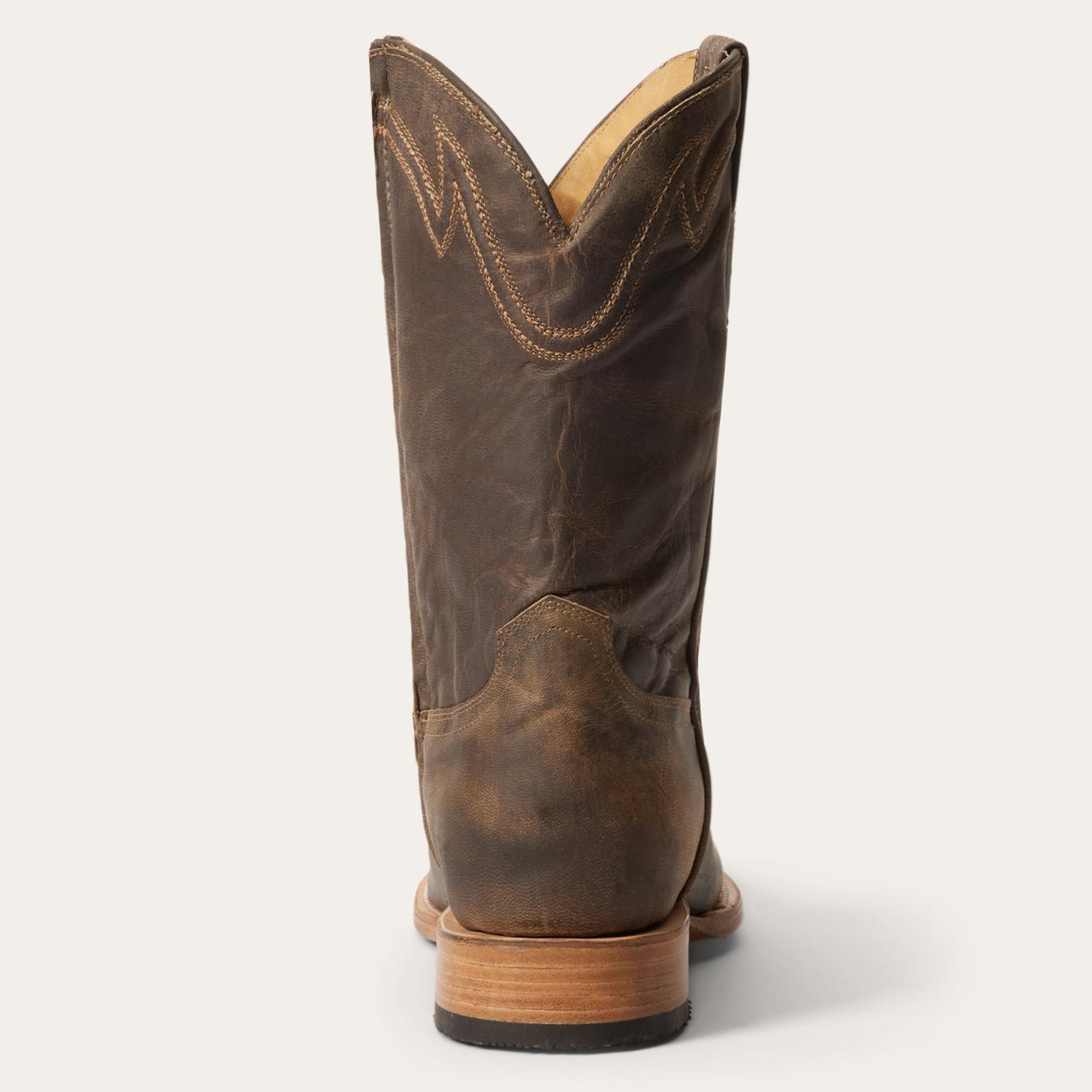 Men Ropers Stetson Rancher Zip Roper Oiled Walnut