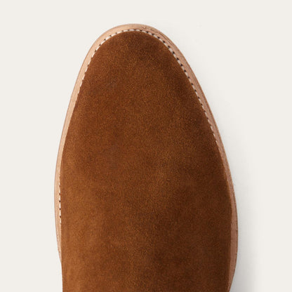 Men Ropers Stetson Rancher Zip Roper Suede Brown