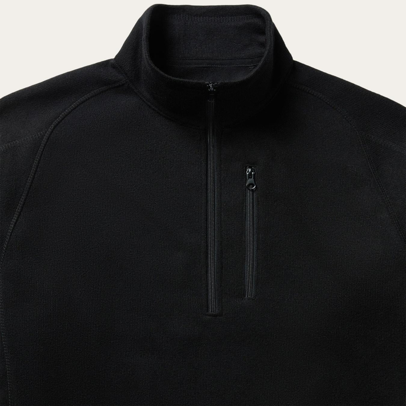 Men Sweaters & Hoodies Stetson Black Pullover Knit Sweater Black