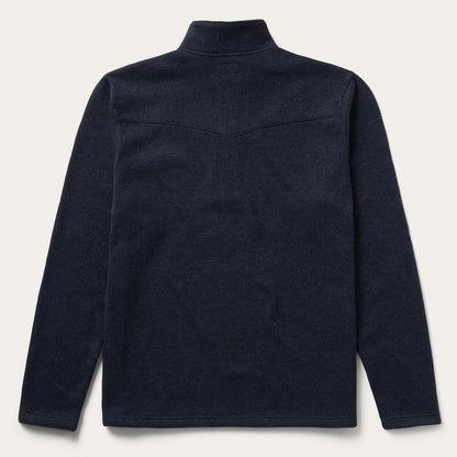 Men Sweaters & Hoodies Stetson Button-Front Blue Pullover Knit Sweater Blue