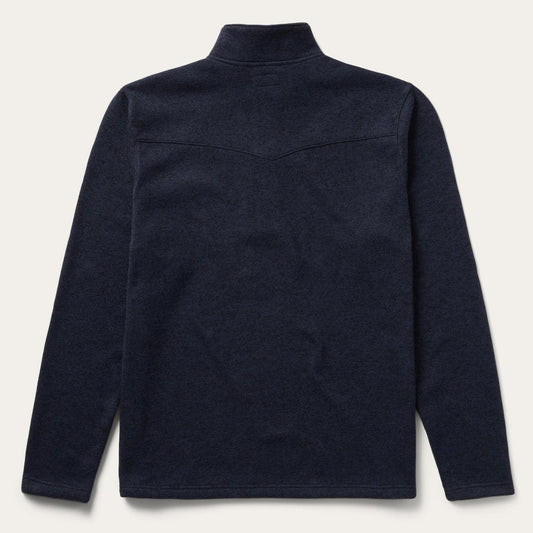 Men Sweaters & Hoodies Stetson Button-Front Blue Pullover Knit Sweater Blue
