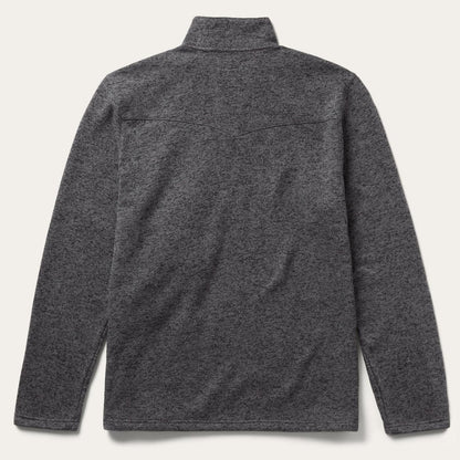 Men Sweaters & Hoodies Stetson Button-Front Grey Pullover Knit Sweater Grey