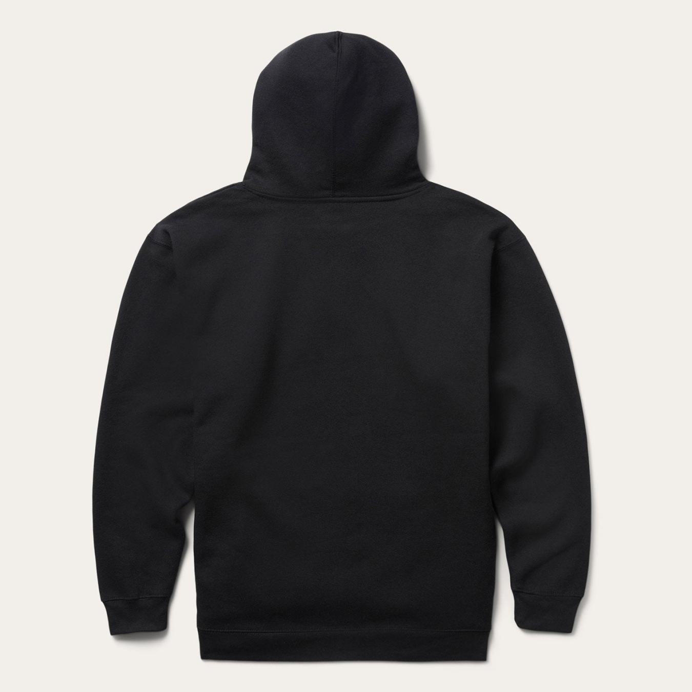 Men Sweaters & Hoodies Stetson Classic Crest Hooded Sweatshirt Black