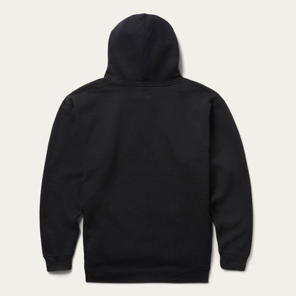 Men Sweaters & Hoodies Stetson Classic Crest Hooded Sweatshirt Black