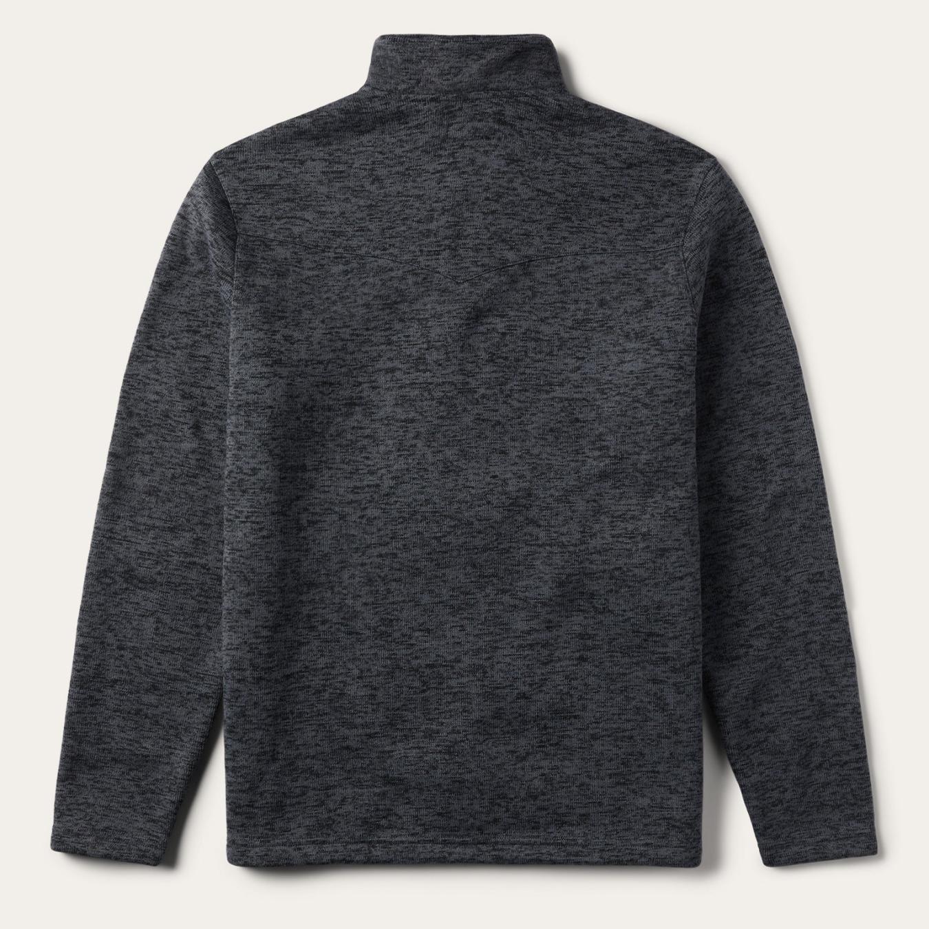 Men Sweaters & Hoodies Stetson Grey Bonded Knit Sweater Grey