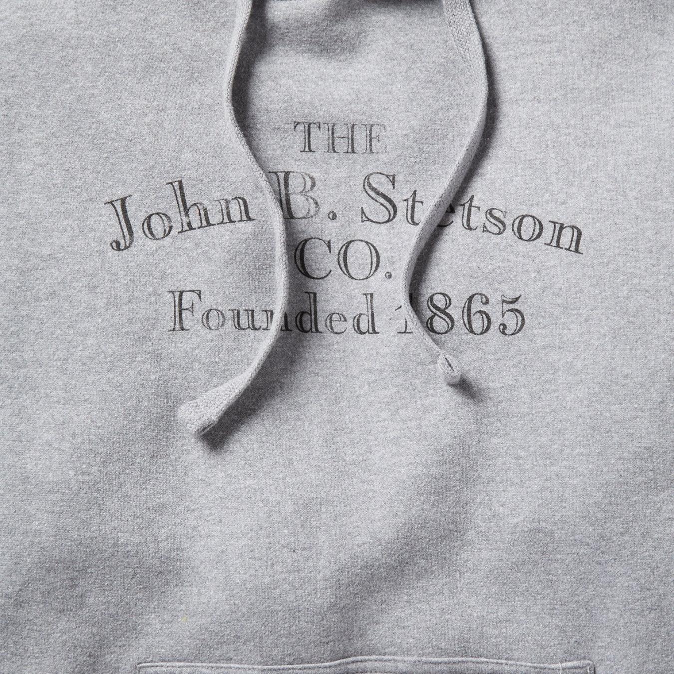 Men Sweaters & Hoodies Stetson John B. Co. Hooded Sweatshirt Grey