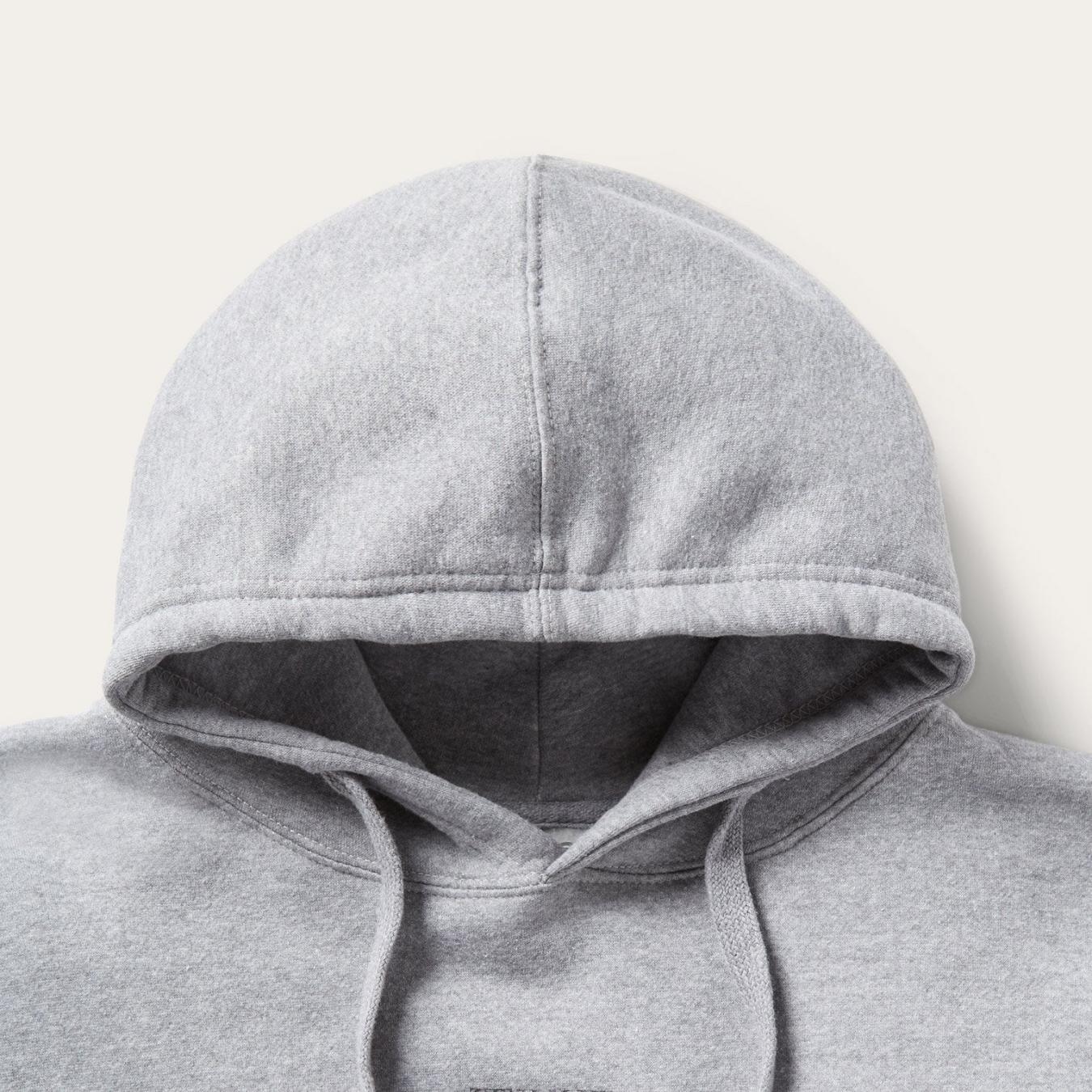 Men Sweaters & Hoodies Stetson John B. Co. Hooded Sweatshirt Grey