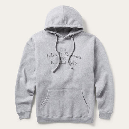 Men Sweaters & Hoodies Stetson John B. Co. Hooded Sweatshirt Grey