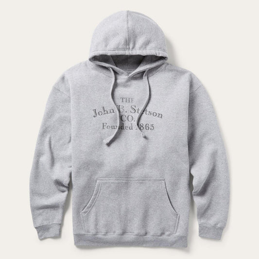 Men Sweaters & Hoodies Stetson John B. Co. Hooded Sweatshirt Grey