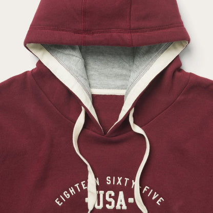 Men Sweaters & Hoodies Stetson Stetson Hooded Sweatshirt Red