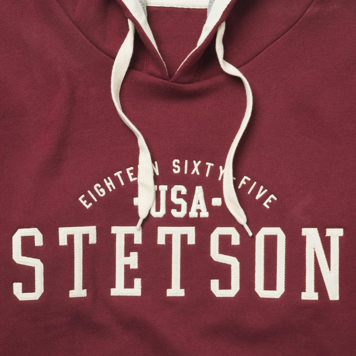 Men Sweaters & Hoodies Stetson Stetson Hooded Sweatshirt Red