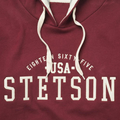 Men Sweaters & Hoodies Stetson Stetson Hooded Sweatshirt Red