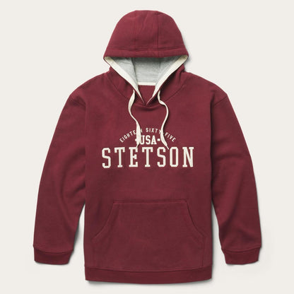 Men Sweaters & Hoodies Stetson Stetson Hooded Sweatshirt Red