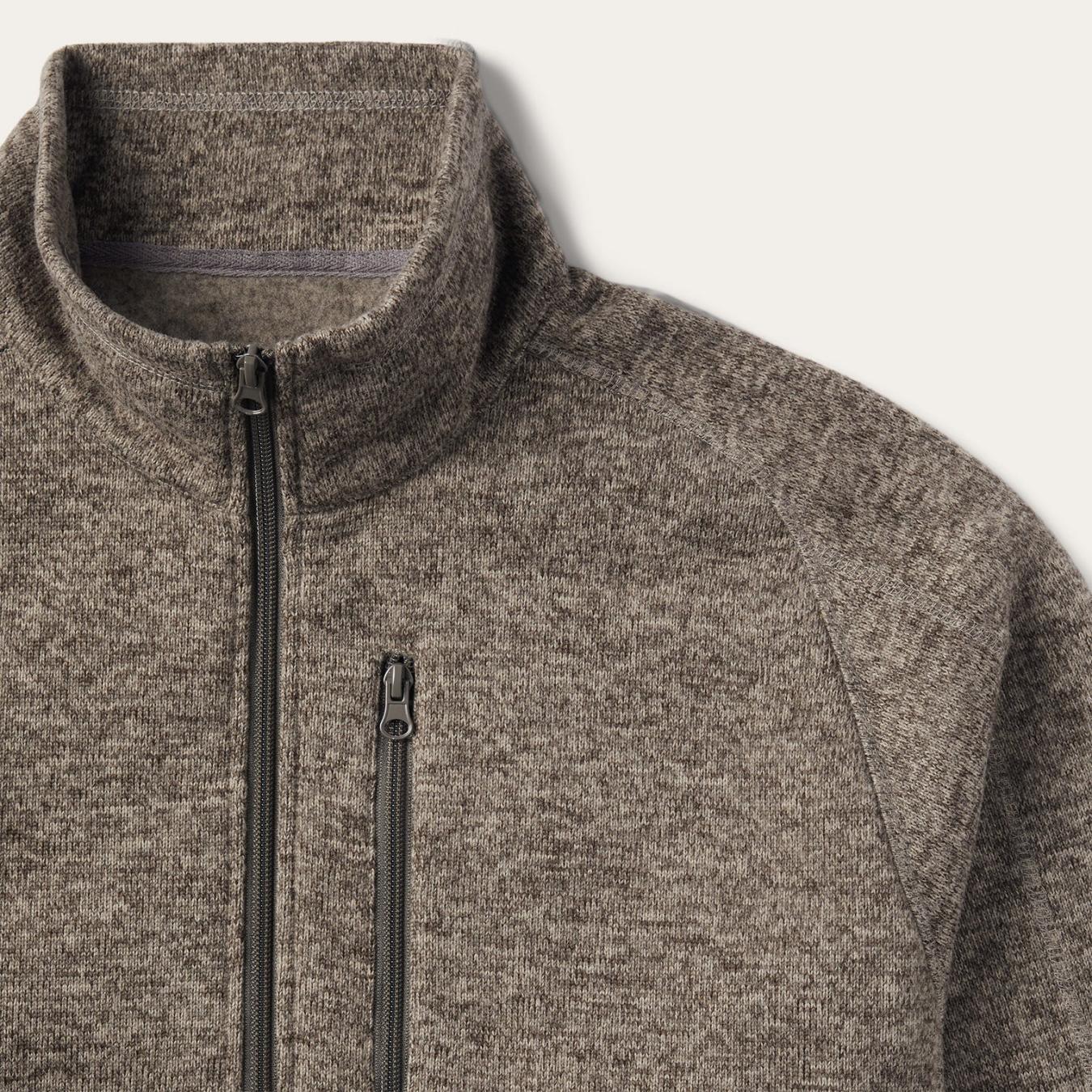 Men Sweaters & Hoodies Stetson Tan Bonded Knit Sweater Tan