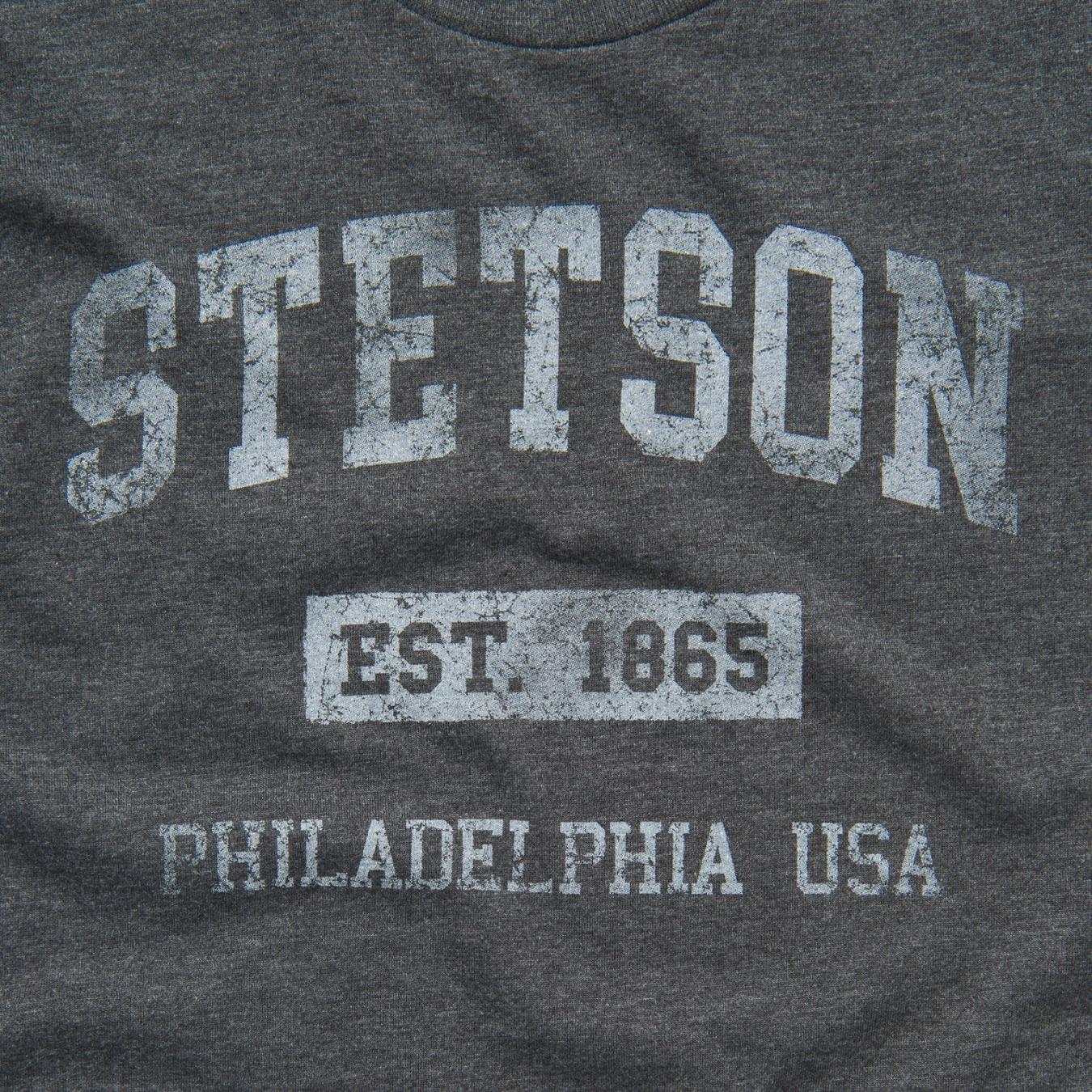 Men Tees Stetson 1865 Graphic Tee Grey