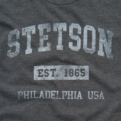 Men Tees Stetson 1865 Graphic Tee Grey