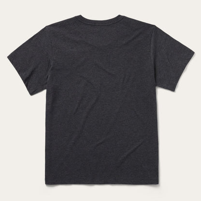 Men Tees Stetson Bison Spirit Graphic Tee Black