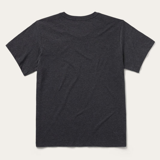 Men Tees Stetson Bison Spirit Graphic Tee Black