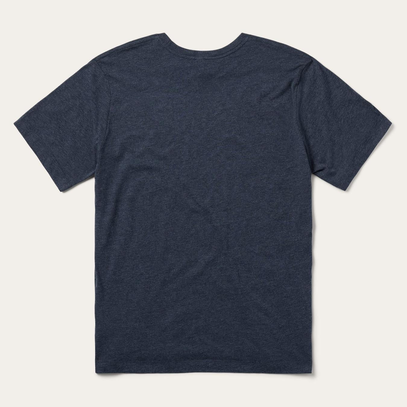 Men Tees Stetson Bronco Rider Graphic Tee Blue