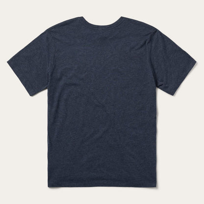 Men Tees Stetson Bronco Rider Graphic Tee Blue