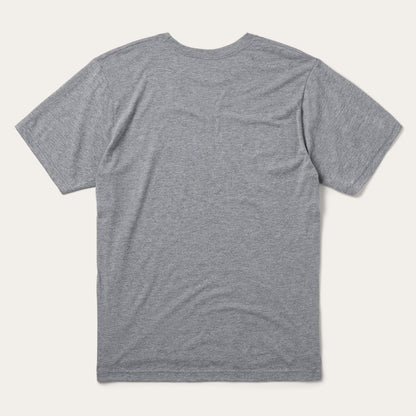 Men Tees Stetson Bronco Rider Graphic Tee Grey