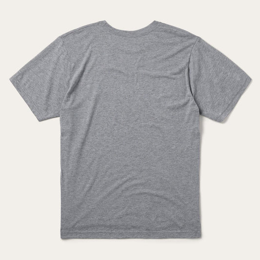 Men Tees Stetson Bronco Rider Graphic Tee Grey