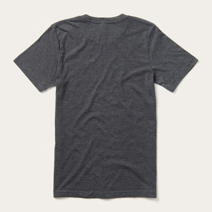 Men Tees Stetson Distressed Stetson Graphic Tee Grey