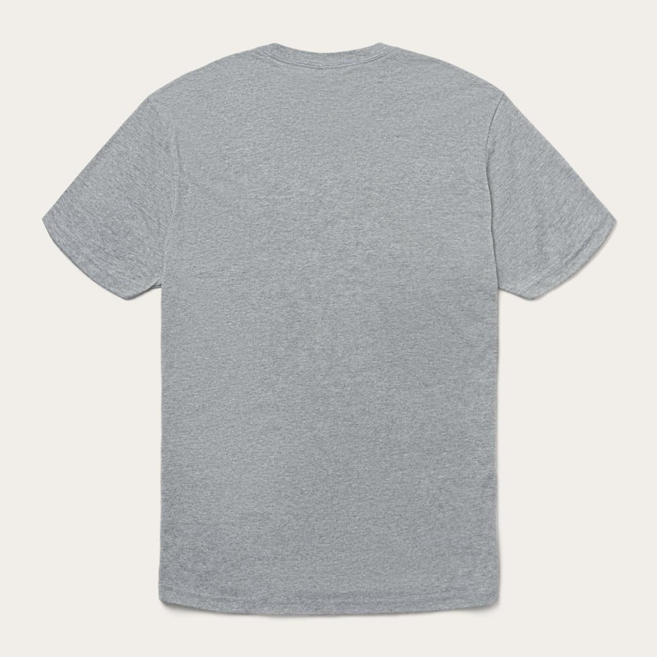 Men Tees Stetson John B. Stetson Co Graphic Tee Grey