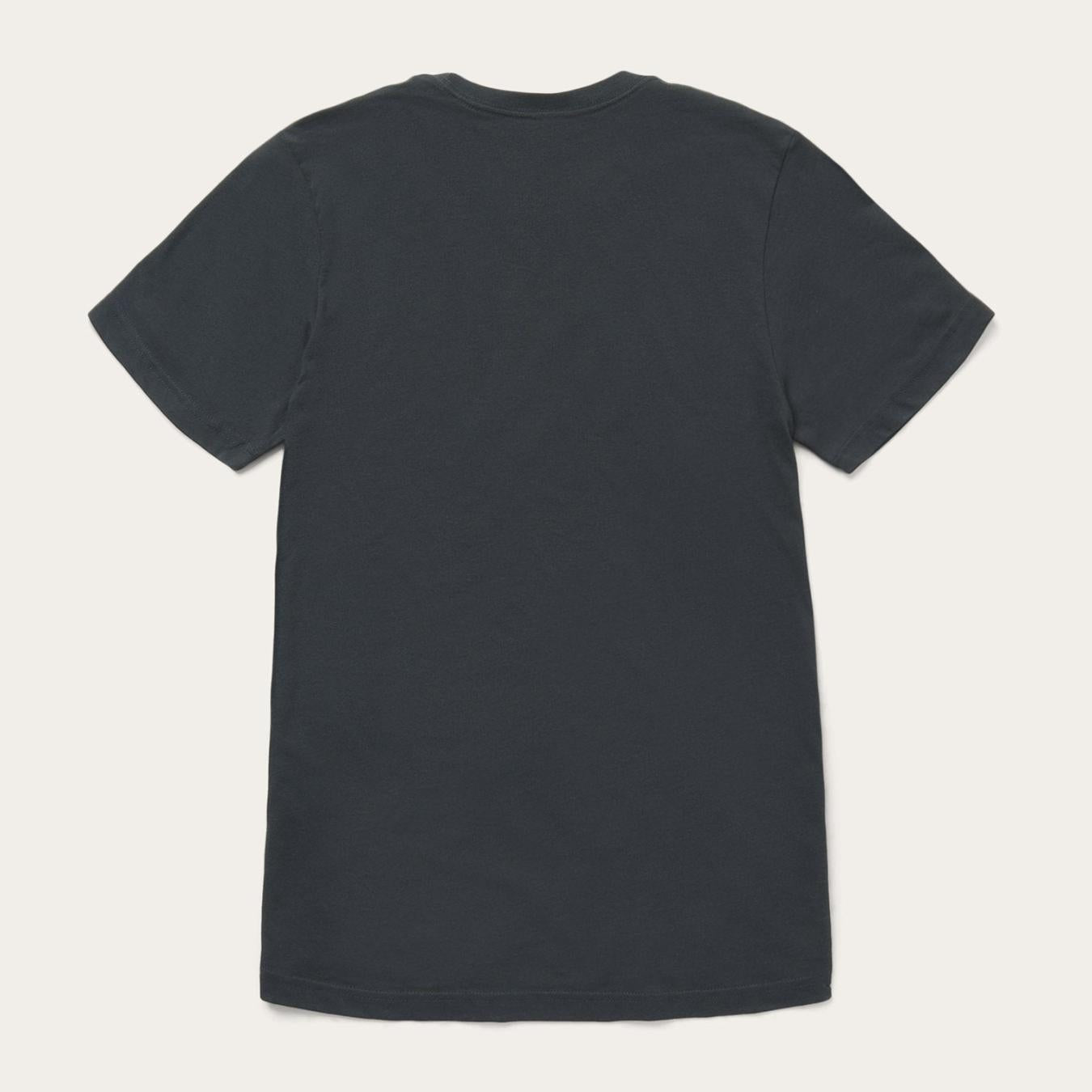 Men Tees Stetson Longhorn Graphic Tee Black