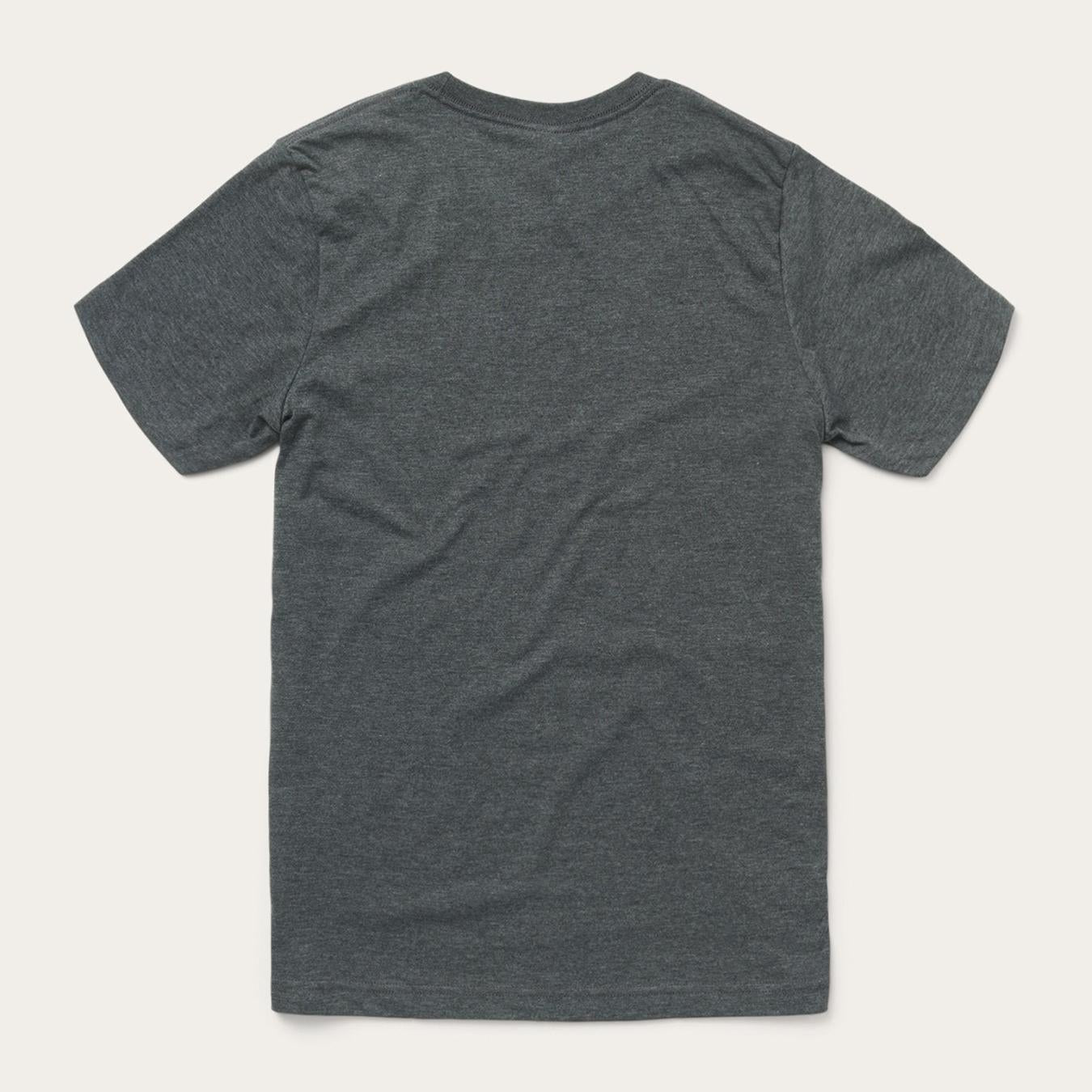 Men Tees Stetson Longhorn Graphic Tee Grey