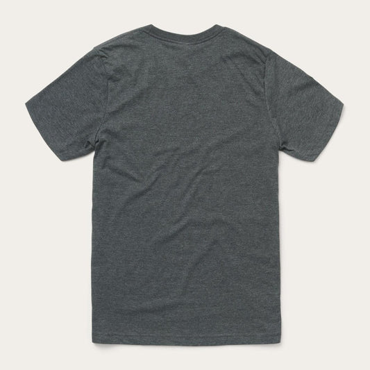 Men Tees Stetson Longhorn Graphic Tee Grey