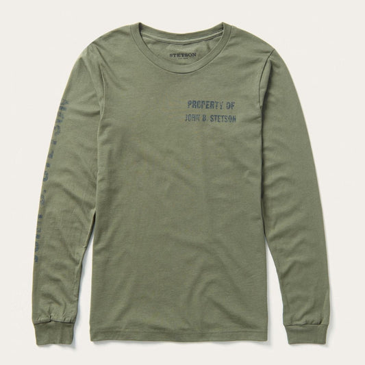 Men Tees Stetson Property Of John B Stetson Tee Green