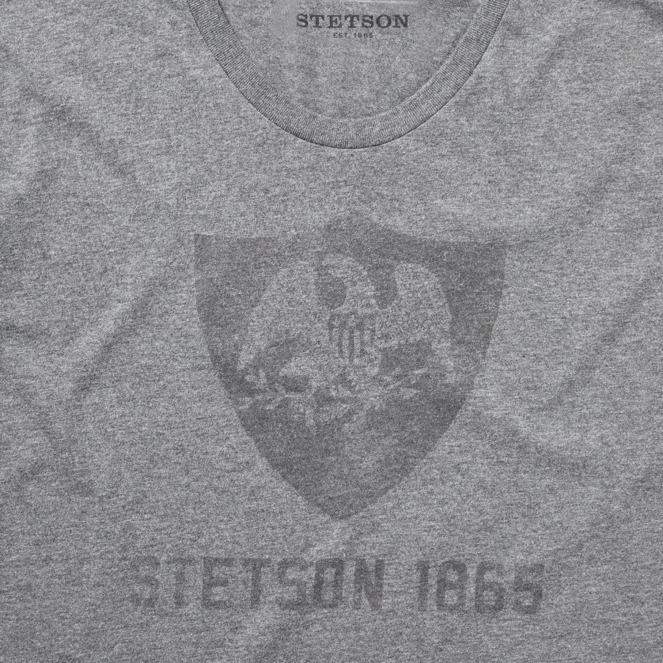 Men Tees Stetson Vintage Eagle Graphic Tee Grey