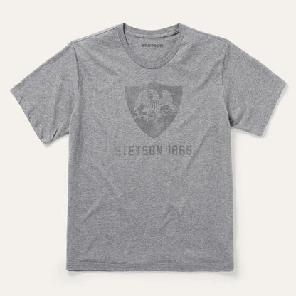 Men Tees Stetson Vintage Eagle Graphic Tee Grey