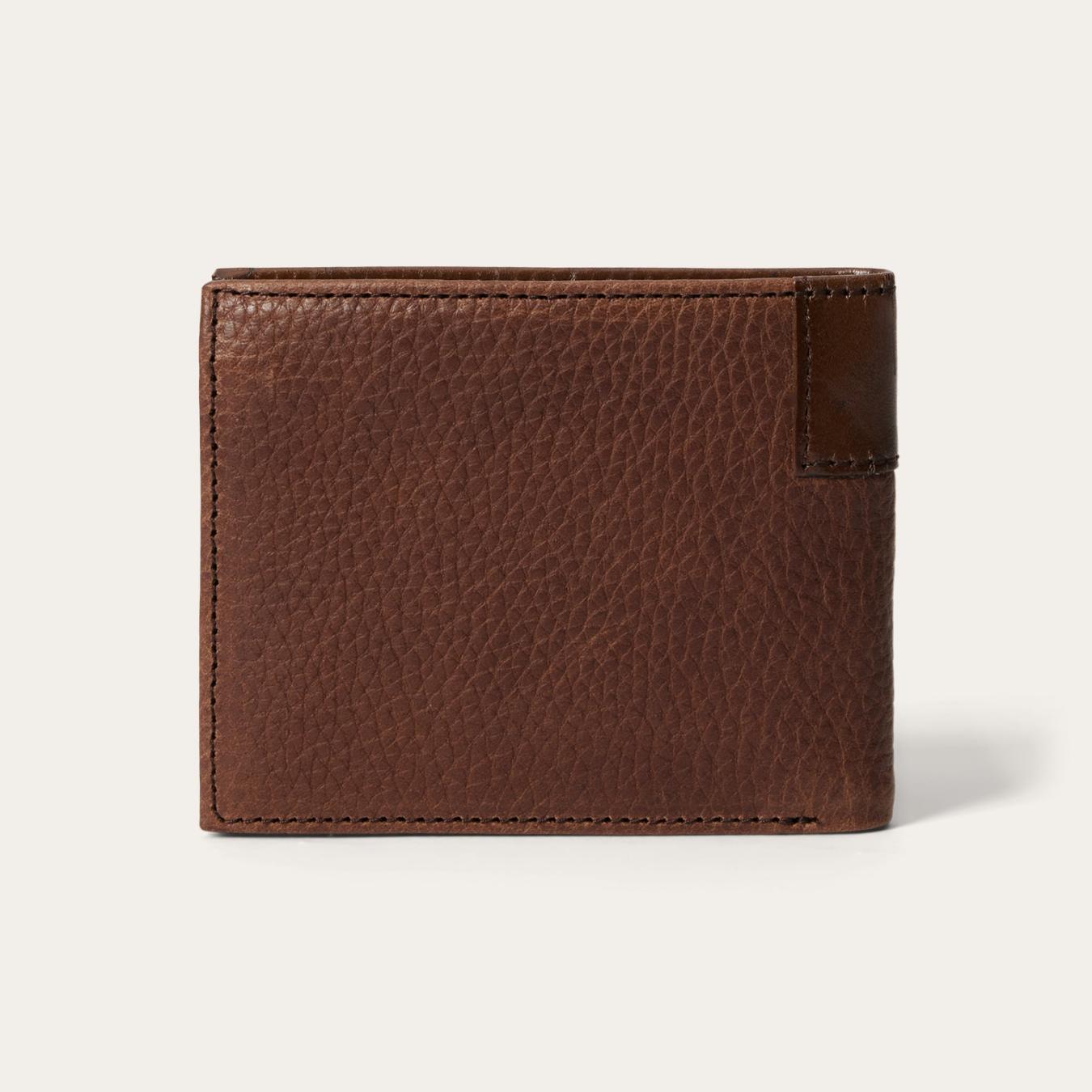 Men Wallets Stetson Steer Head Bi-Fold Wallet Brown
