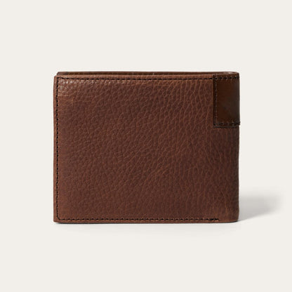 Men Wallets Stetson Steer Head Bi-Fold Wallet Brown