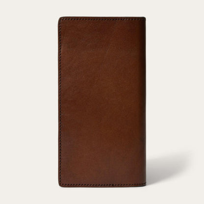 Men Wallets Stetson Tooled Checkbook Brown