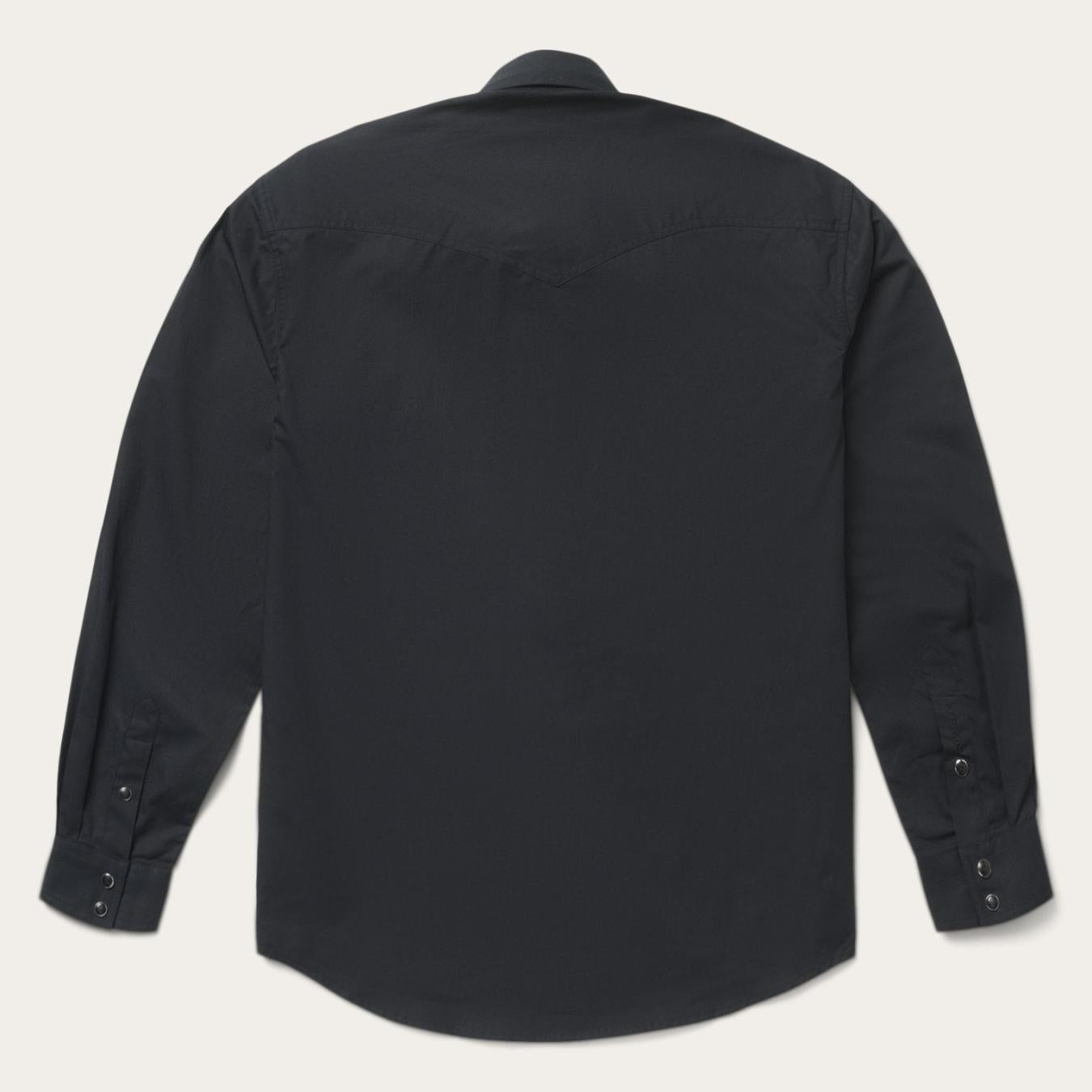 Men Western Shirts Stetson Classic Western Shirt In Black Black