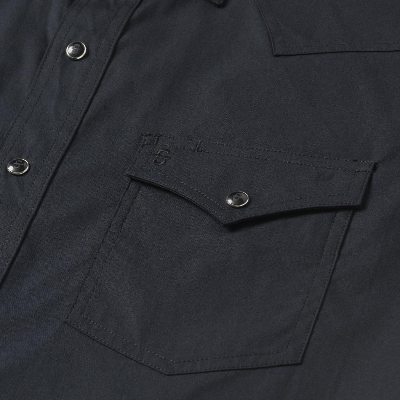 Men Western Shirts Stetson Classic Western Shirt In Black Black