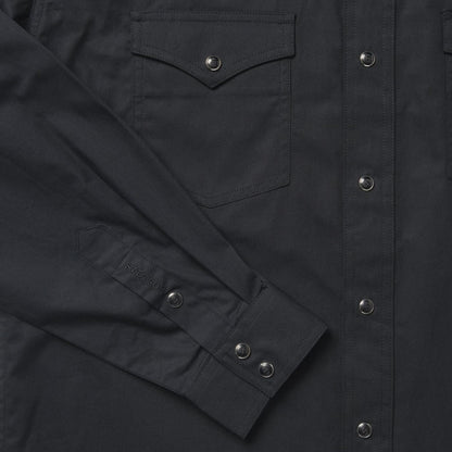 Men Western Shirts Stetson Classic Western Shirt In Black Black