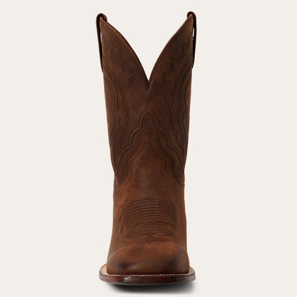 Men Western Stetson Bowie Boots Brown